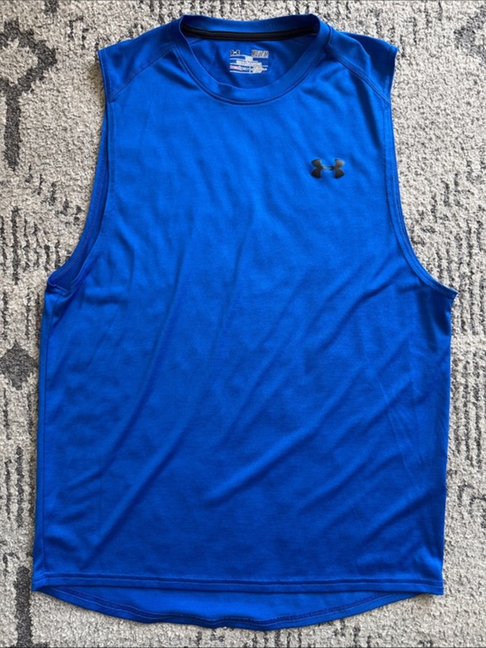 Under Armour Men's Royal Blue Sleeveless Athletic Tank Top